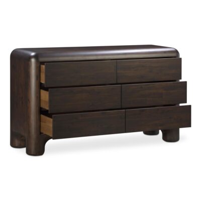 Rowan 6 Drawer Dresser Dark Brown 18 Rowan 6 Drawer Dresser Dark Brown YR-1015-20 YR 1015 20 05