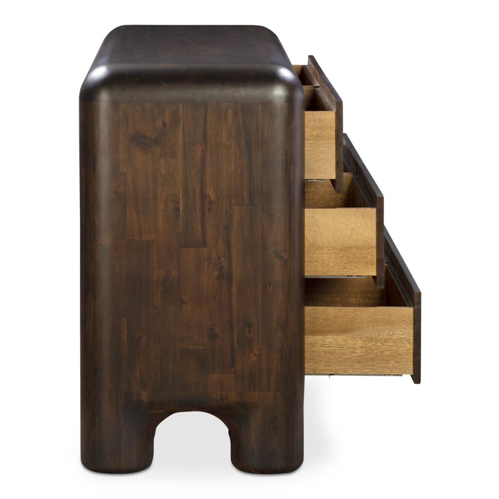 Rowan 6 Drawer Dresser Dark Brown - Image 7