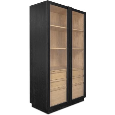 Charlotte Tall Cabinet Black YR-1021-37 YR 1021 37 01