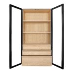 Charlotte Tall Cabinet Black YR-1021-37 YR 1021 37 04