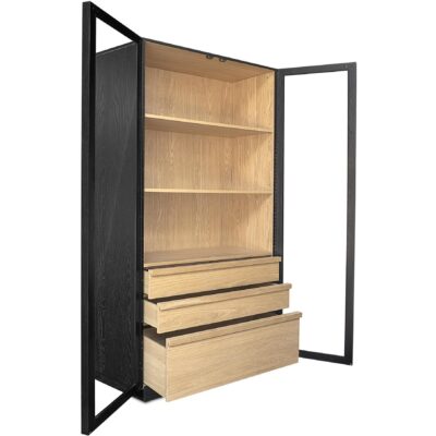 Charlotte Tall Cabinet Black YR-1021-37 YR 1021 37 05