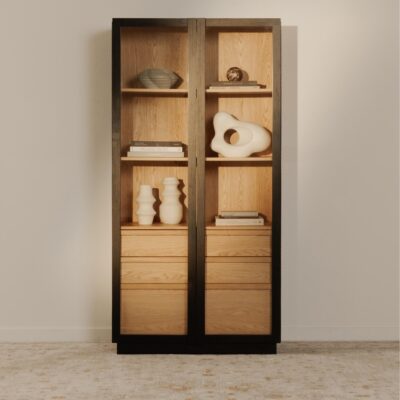 Charlotte Tall Cabinet Black YR-1021-37 YR 1021 37 30