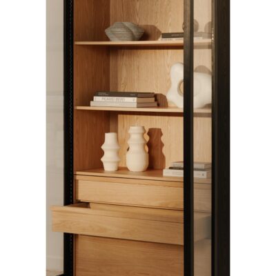 Charlotte Tall Cabinet Black YR-1021-37 YR 1021 37 31