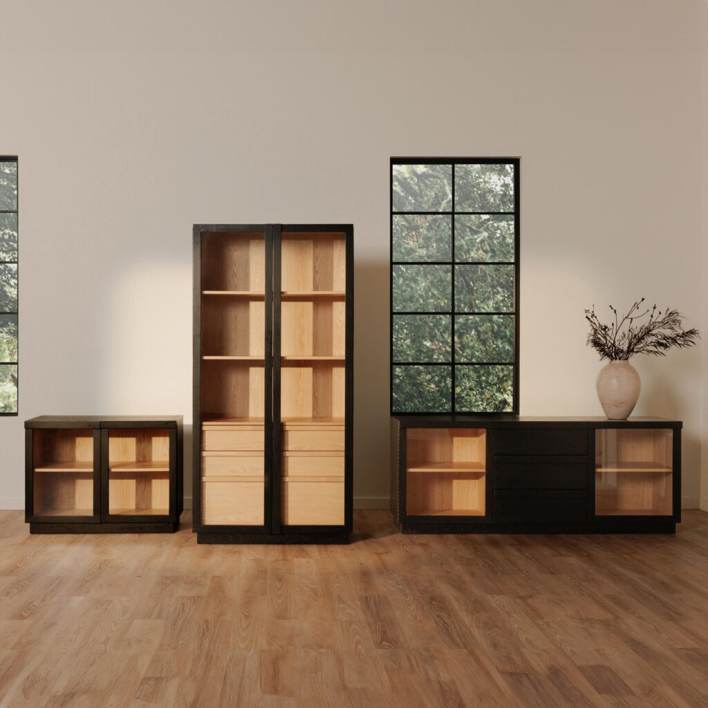 Charlotte Tall Cabinet Black - Image 17