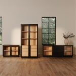 Charlotte Tall Cabinet Black YR-1021-37 YR 1021 37 32