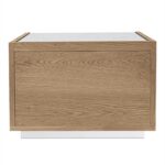 Ashcroft Nightstand Oak ZT-1028-21 ZT 1028 21 Ashcroft back shadsilo