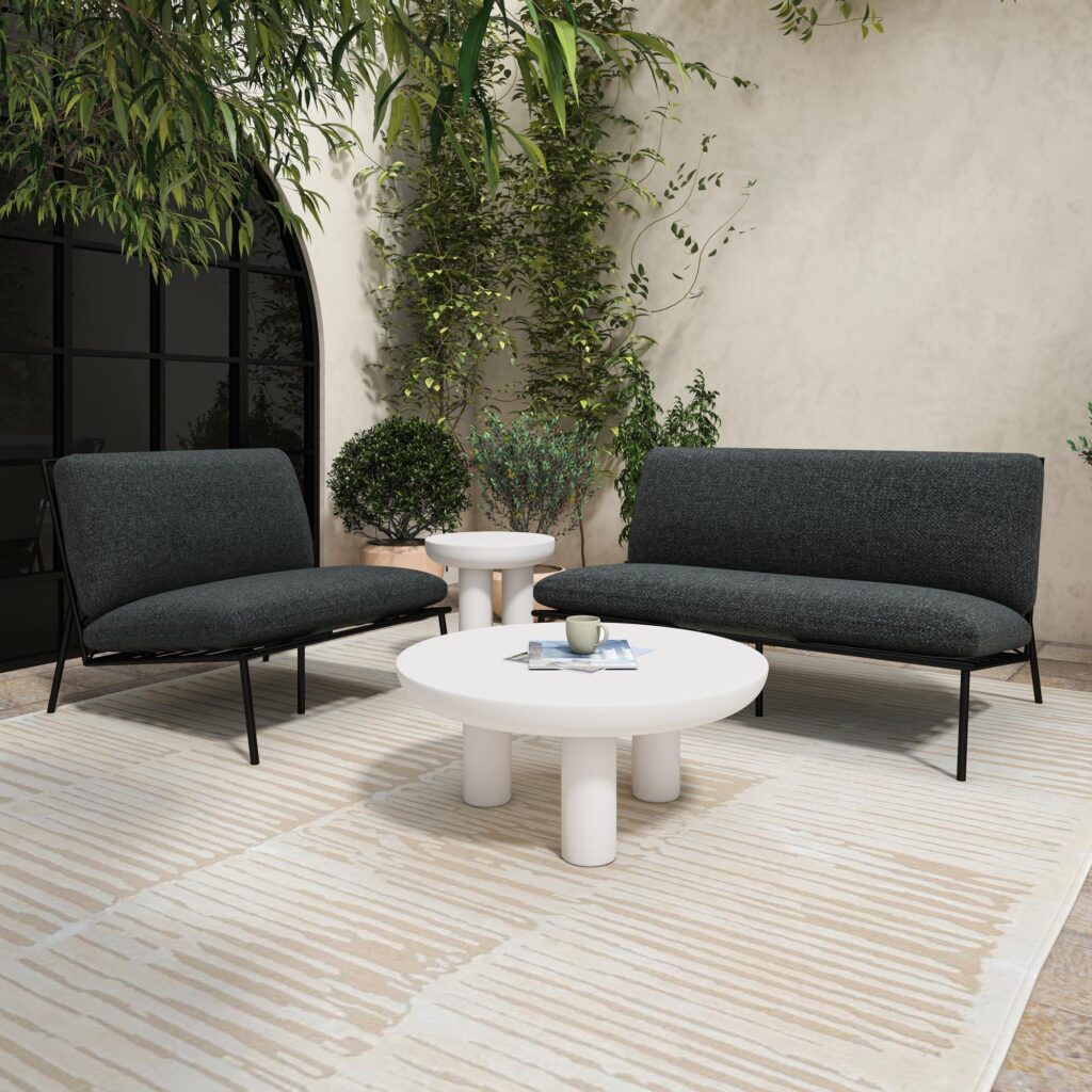 Rocca Side Table Cream - Image 12