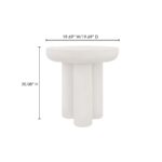 Rocca Side Table Cream ZT-1036-05-0 ZT 1036 05 0 70