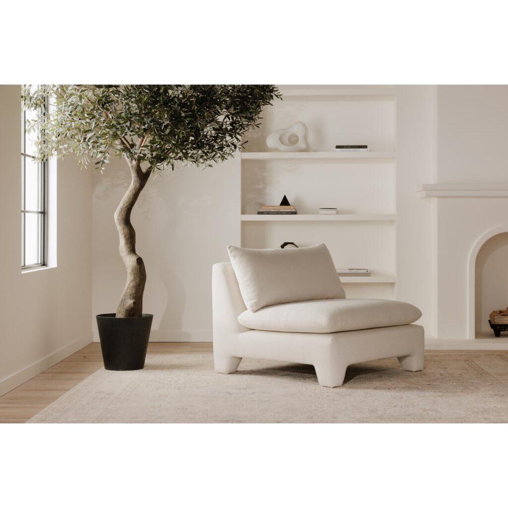 Estelle Lounge Chair Cream - Image 12