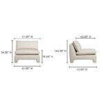 Estelle Lounge Chair Cream ZT-1043-05 ZT 1043 05 70