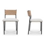 Foley Dining Chair White - Set Of Two ZT-1045-18 ZT 1045 18 Foley frontside shadsilo