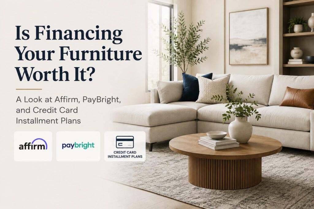 Is Financing Your Furniture Worth It? A Look at Affirm, PayBright, and Credit Card Installment Plans 1 Is Financing Your Furniture Worth It? A Look at Affirm, PayBright, and Credit Card Installment Plans affirm paybright vs credit card furniture financing