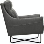 Efron Club Chair w/ Black Metal Base CC443-097 cc443 097 side silo