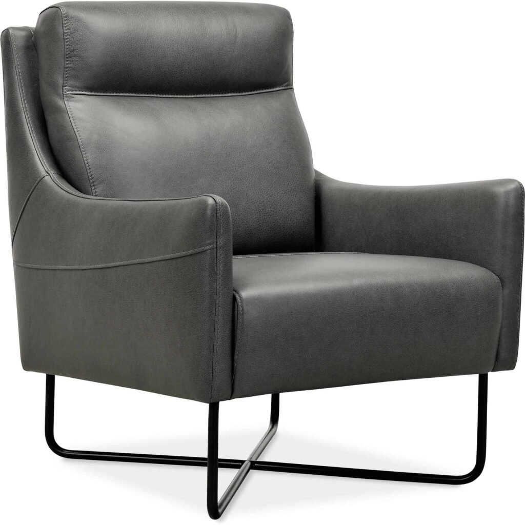 Efron Club Chair w/ Black Metal Base CC443-097 cc443 097 silo