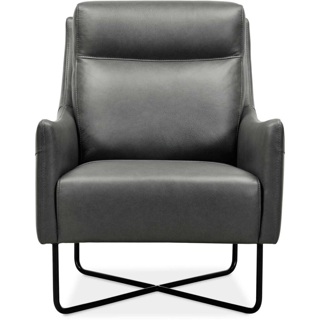 Efron Club Chair w/ Black Metal Base - Image 3
