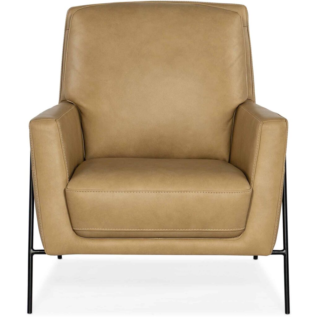 Amette Metal Frame Club Chair - Image 4