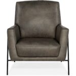 Amette Metal Frame Club Chair CC452-093 cc452 093 straight silo