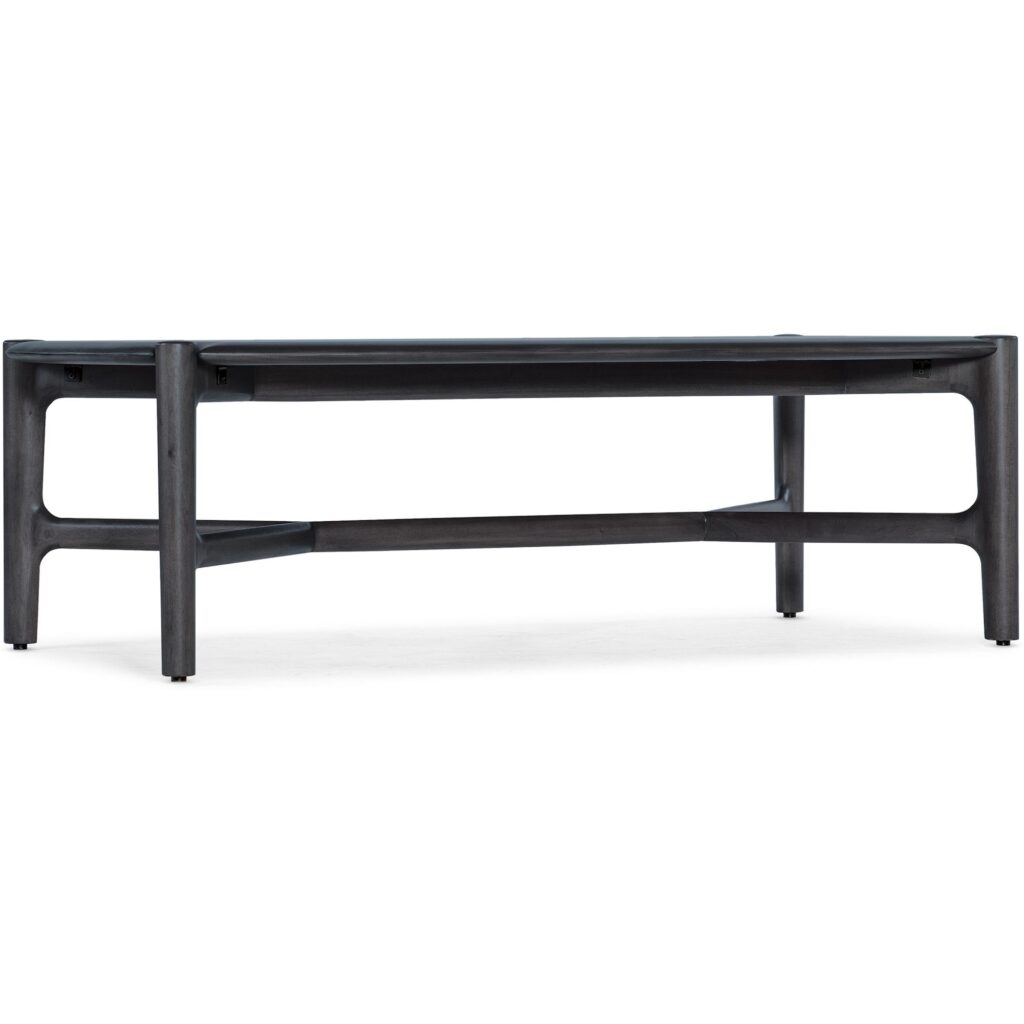 Harlow Soft Rectangle Coffee Table (Black)