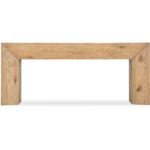 Wade Chunky Console Table (Natural Oak Finish) M08-80151-80 m08 80151 80 straight silo