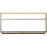 Hammon Travertine/Metal Console Table M11-80151-00 m11 80151 00 straight silo