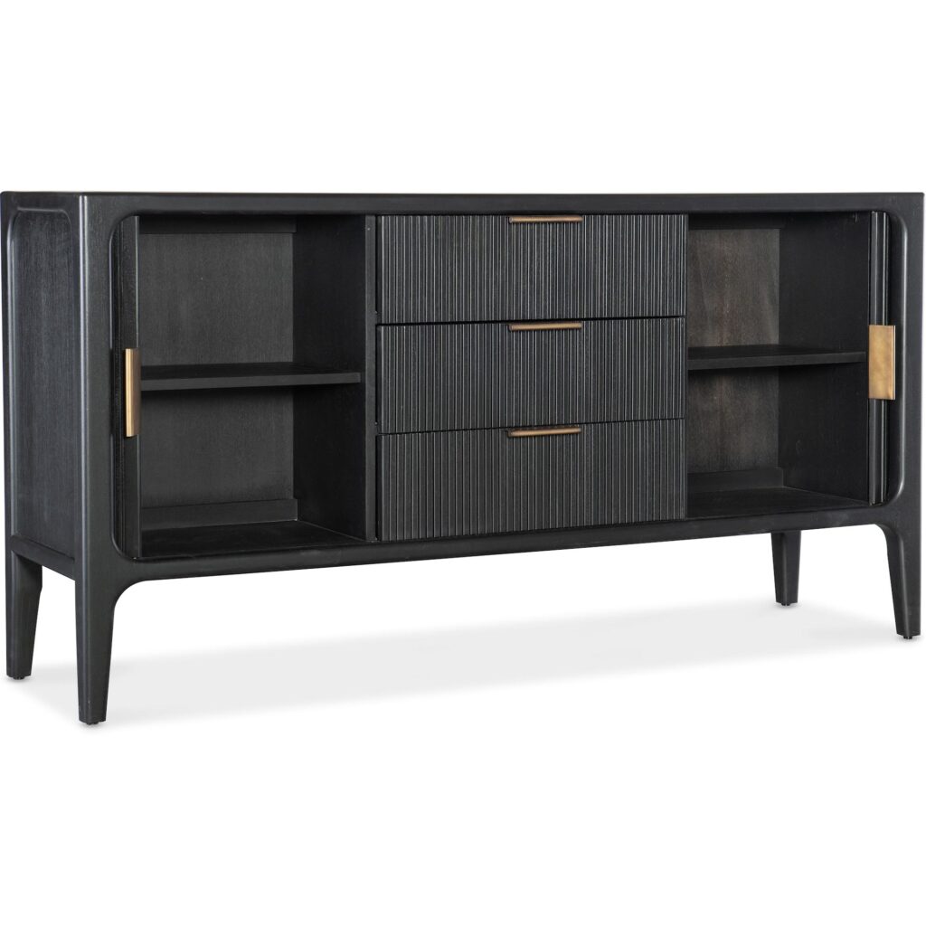 Archer Tambour Sideboard (Black) - Image 2