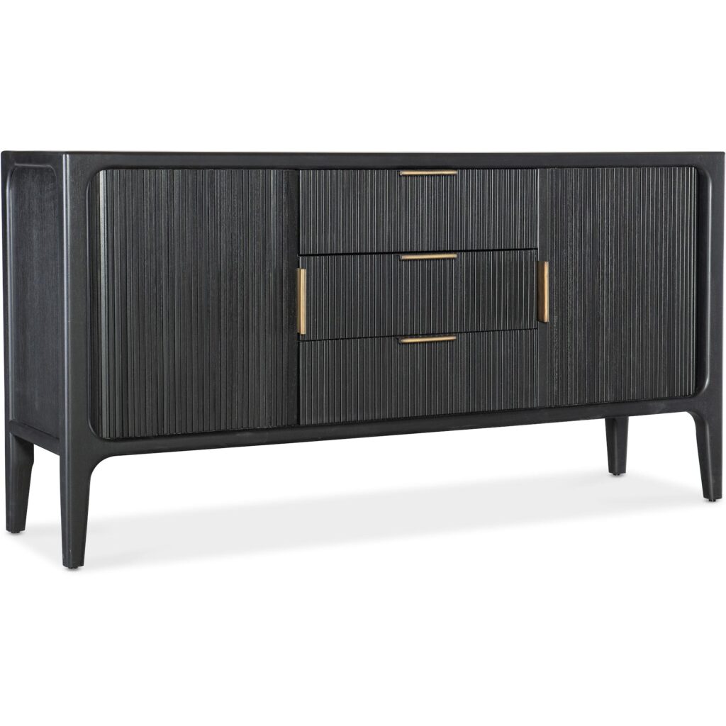 Archer Tambour Sideboard (Black)