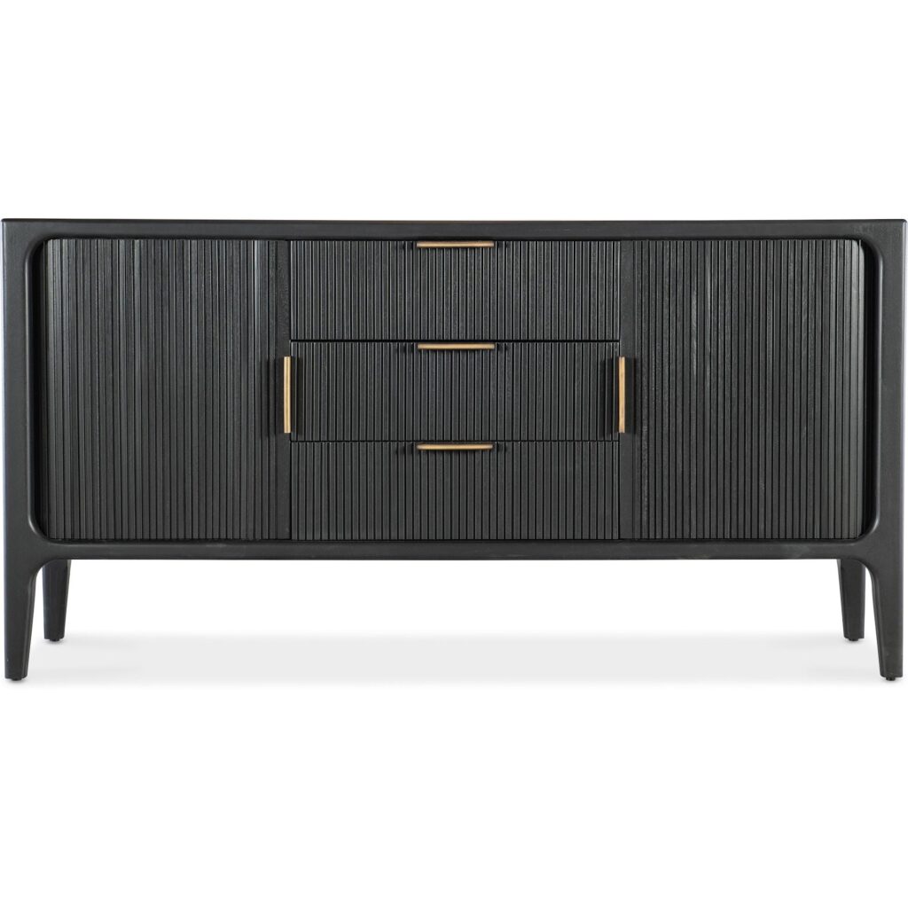 Archer Tambour Sideboard (Black) - Image 3