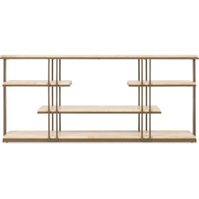 Granger Stone & Metal Console M24-85400-00 m24 85400 00 straight silo