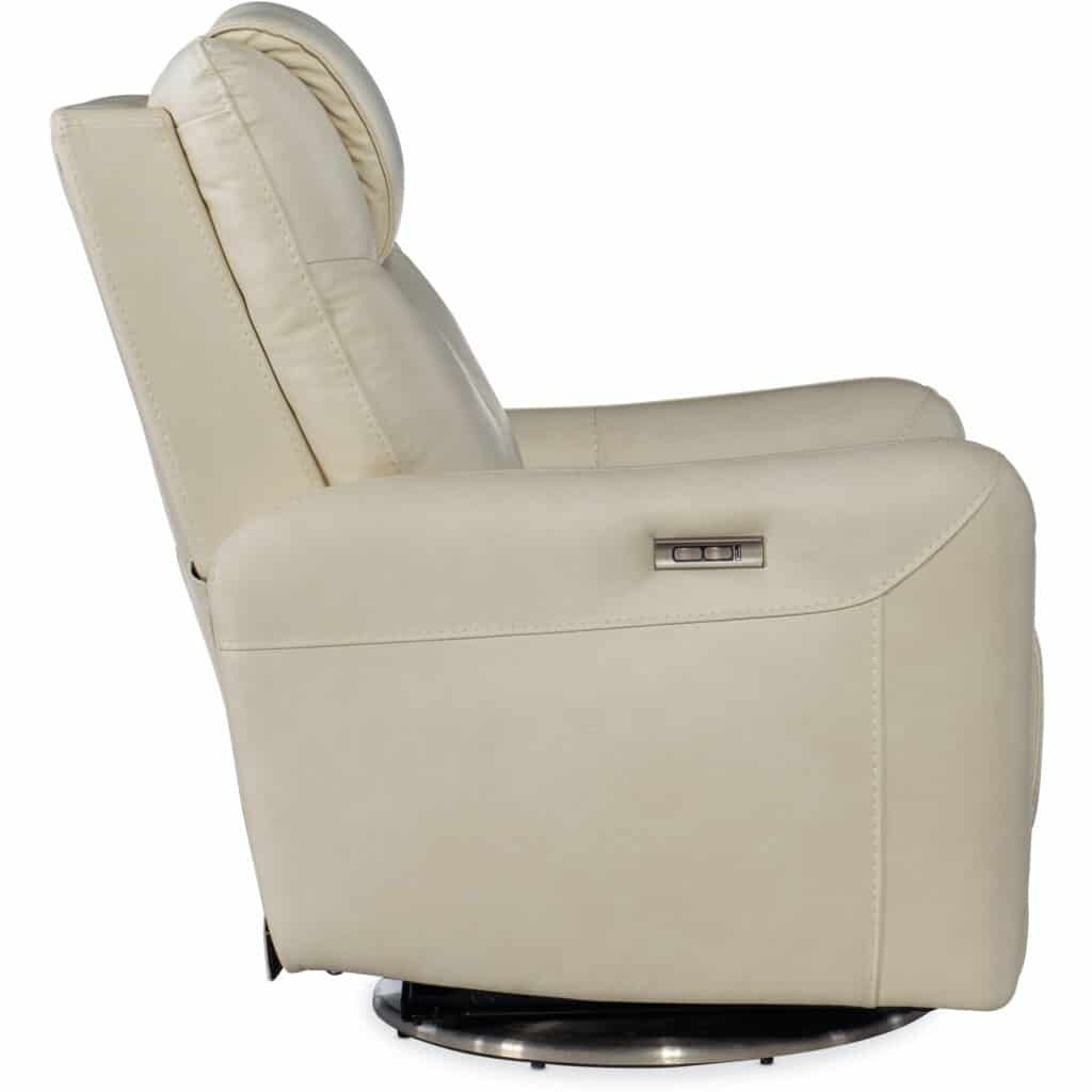 Steffen Swivel Power Recliner with Power Headrest RC601-PHSZ-003 rc601 phsz 003 side silo