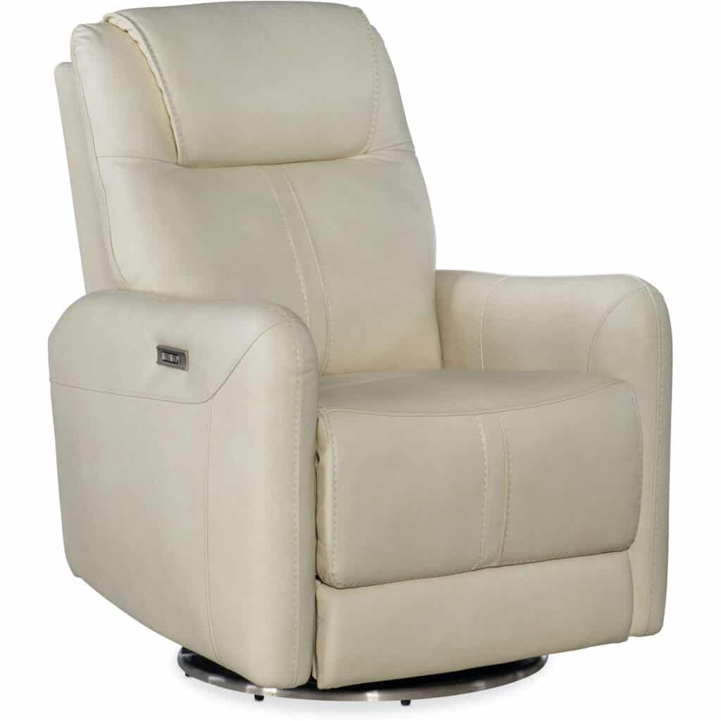 Steffen Swivel Power Recliner with Power Headrest