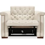 Savion Deux Power Recliner with Power Headrest SS435-PH1-414 ss435 ph1 414 full open straight silo