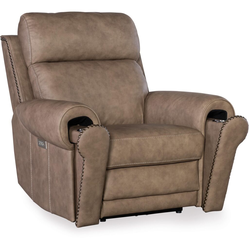 Duncan Power Recliner w/Power Headrest & Lumbar - Image 5