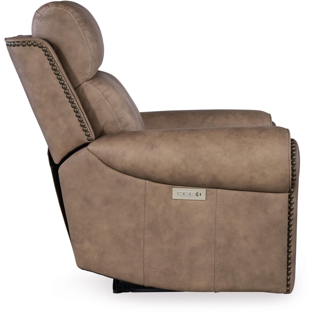 Duncan Power Recliner w/Power Headrest & Lumbar - Image 7