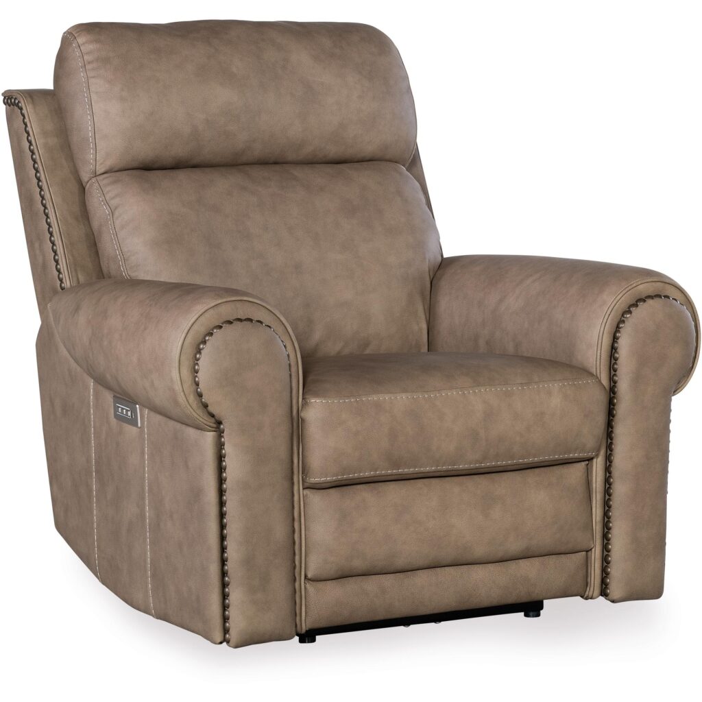 Duncan Power Recliner w/Power Headrest & Lumbar