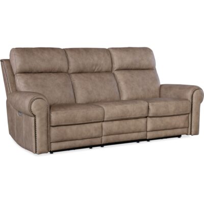 Duncan Power Sofa w/Power Headrest & Lumbar