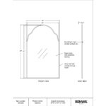 NATASHA Mirror MT2364 tech drawing MT2364 1591386566