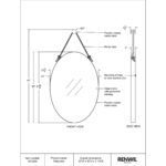 PARBUCKLE Mirror MT2365 tech drawing MT2365 1591386508