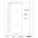 MANDRET Mirror MT2381 tech drawing MT2381 1591386308
