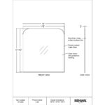 LUKA Mirror MT2382 tech drawing MT2382 1591386266