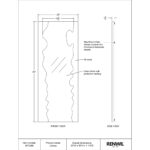 CONNIX Mirror MT2385 tech drawing MT2385 1591386175