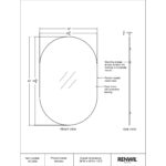 WEBSTER Mirror MT2394 tech drawing MT2394 1591385781